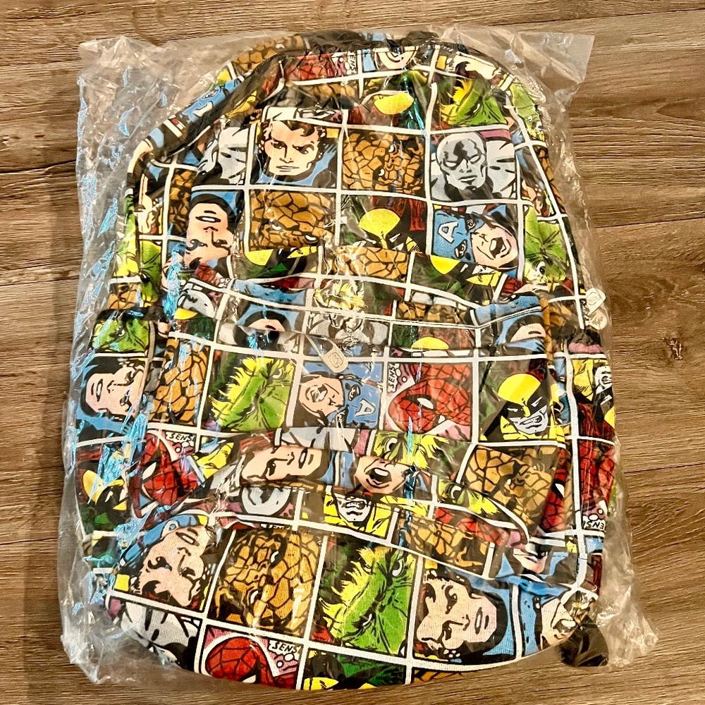 Marvel Heroes Foldable Backpack—brand-new, still sealed!
